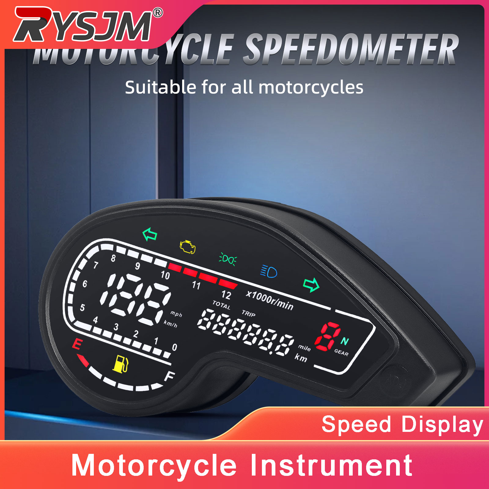 Motorcycle Gear Honda - สำหรับฮอนด้า XR150 XR150 รถจักรยานยนต์ LED ดิจิตอลมาตรวัดความเร็ว