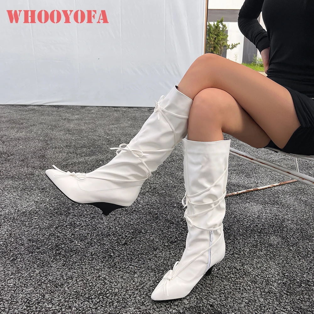 ฤดูหนาวใหม่ Glamour สีขาวสีเหล - Riding Boot Short บทวิจารณ์และราคา