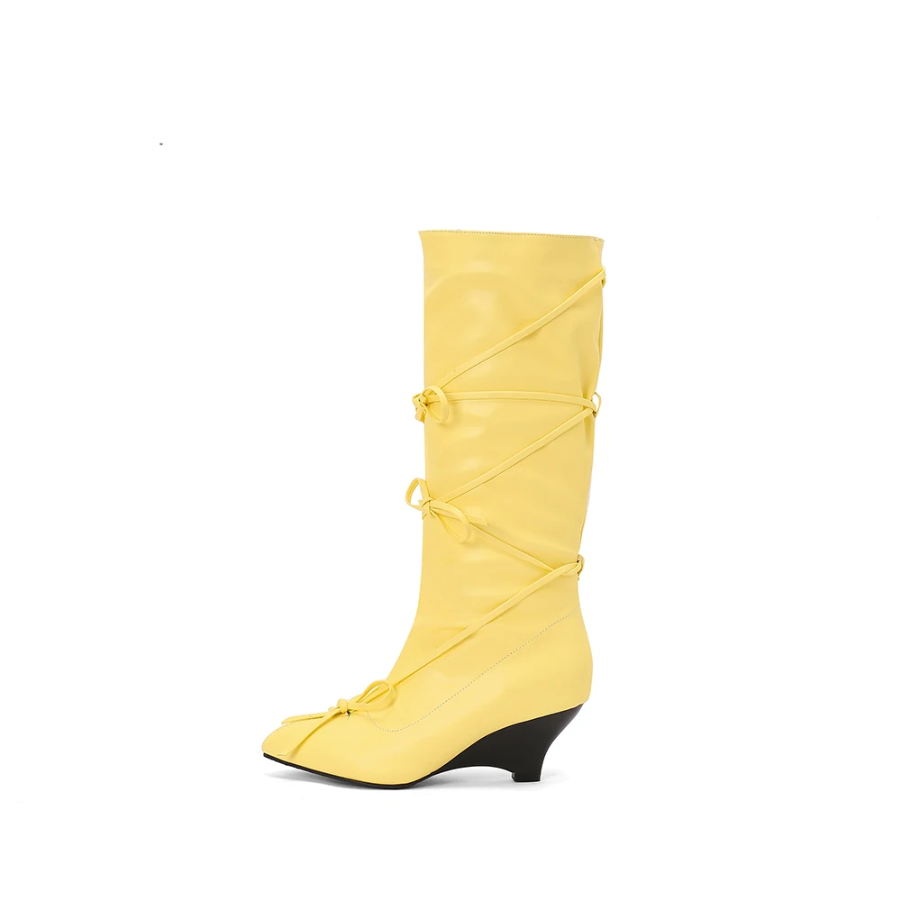 ฤดูหนาวใหม่ Glamour สีขาวสีเหล - Riding Boot Short บทวิจารณ์และราคา