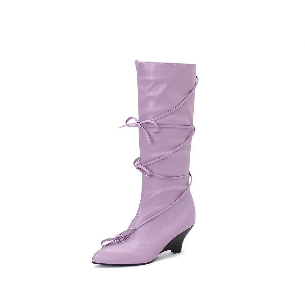 ฤดูหนาวใหม่ Glamour สีขาวสีเหล - Riding Boot Short บทวิจารณ์และราคา