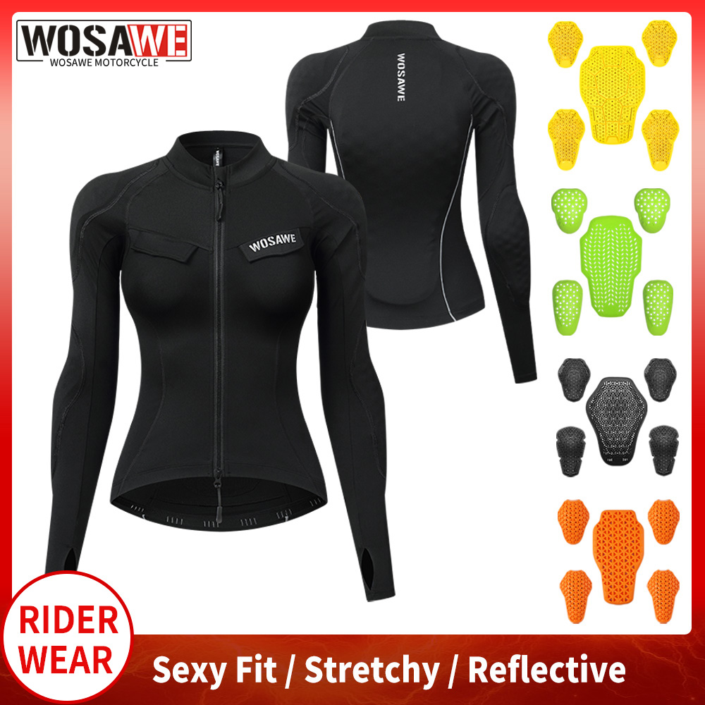 WOSAWE เสื้อแจ็คเก็ตมอเตอร์ไซค - Motorcycle Gear Jacket Women บทวิจารณ์และราคา