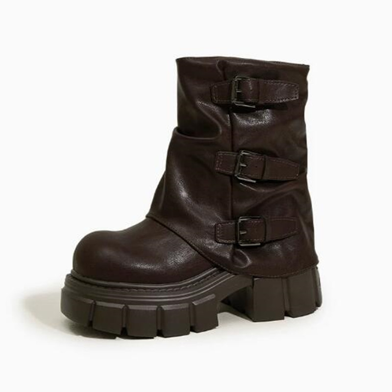 รองเท้าบูทข้อเท้าส้นตึกแบบมีพื - Riding Boot Short บทวิจารณ์และราคา
