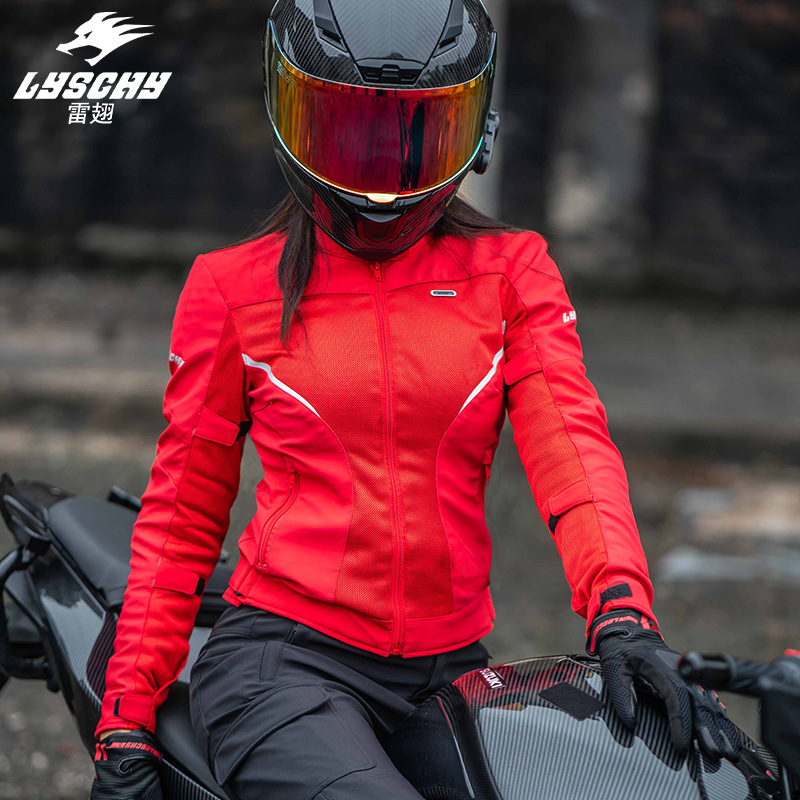 เสื้อแจ็คเก็ตมอเตอร์ไซค์ตาข่าย - Motorcycle Gear Jacket Women บทวิจารณ์และราคา